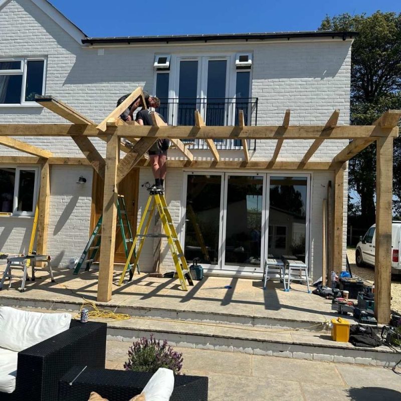 building pergola