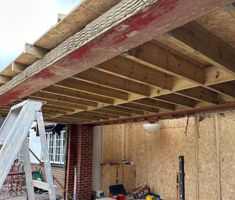 extension being built