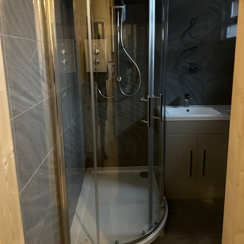 new bathroom install
