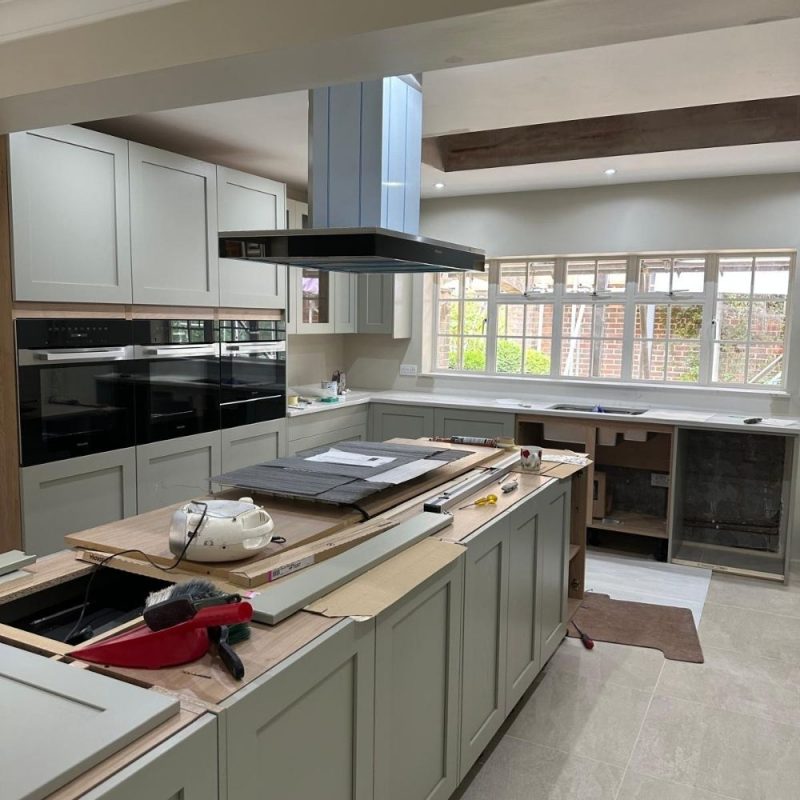 new kitchen installation